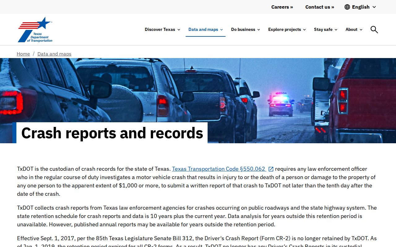 Limestone County arrest records TxDOT crash report channel
